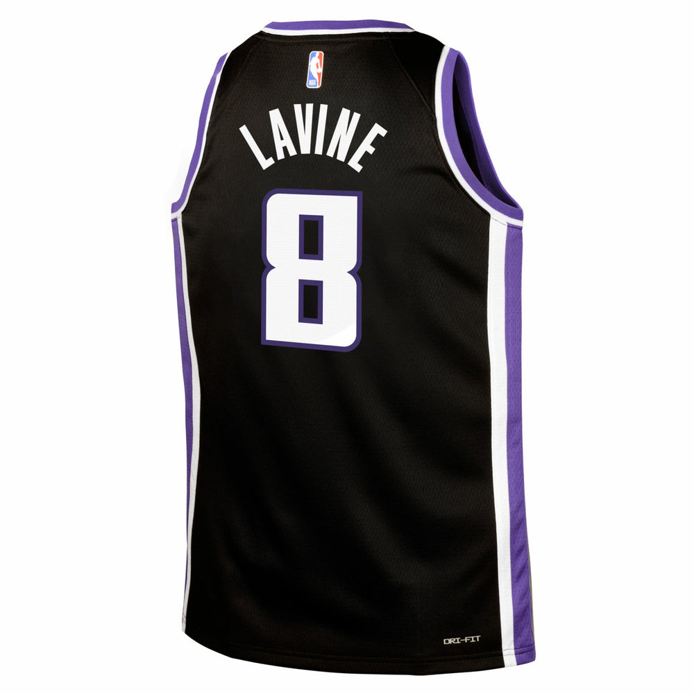 Zach LaVine Sacramento Kings Youth Swingman Jersey Icon Edition Black - NBA