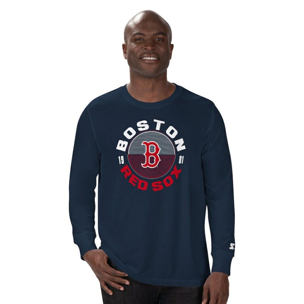 Boston Red Sox Starter Halftime Long Sleeve T-Shirt - MLB