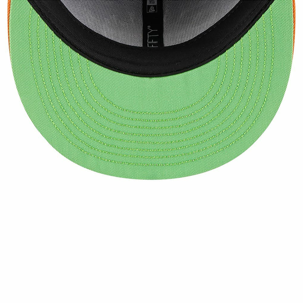 Las Vegas Raiders New Era Youth Nickelodeon Slime 9FIFTY Snapback Hat Purple/Orange | NFL