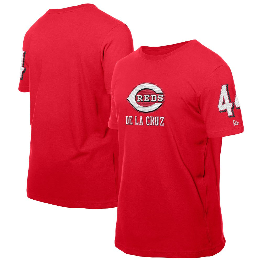 Elly De La Cruz Cincinnati Reds New Era Design Lab Name & Number T-Shirt - MLB