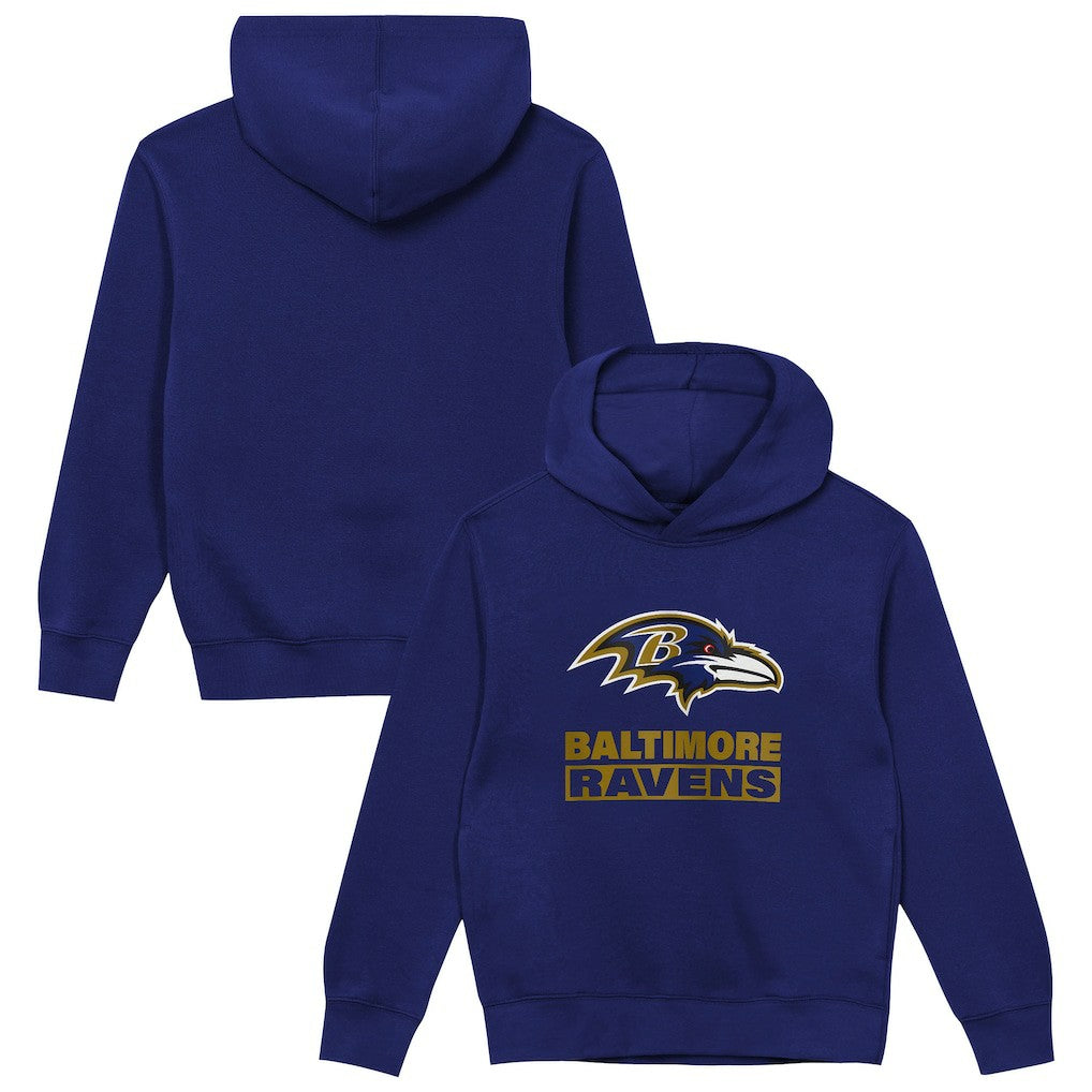 Baltimore Ravens Outerstuff Preschool Back to Basics Hoodie Purple | NFL