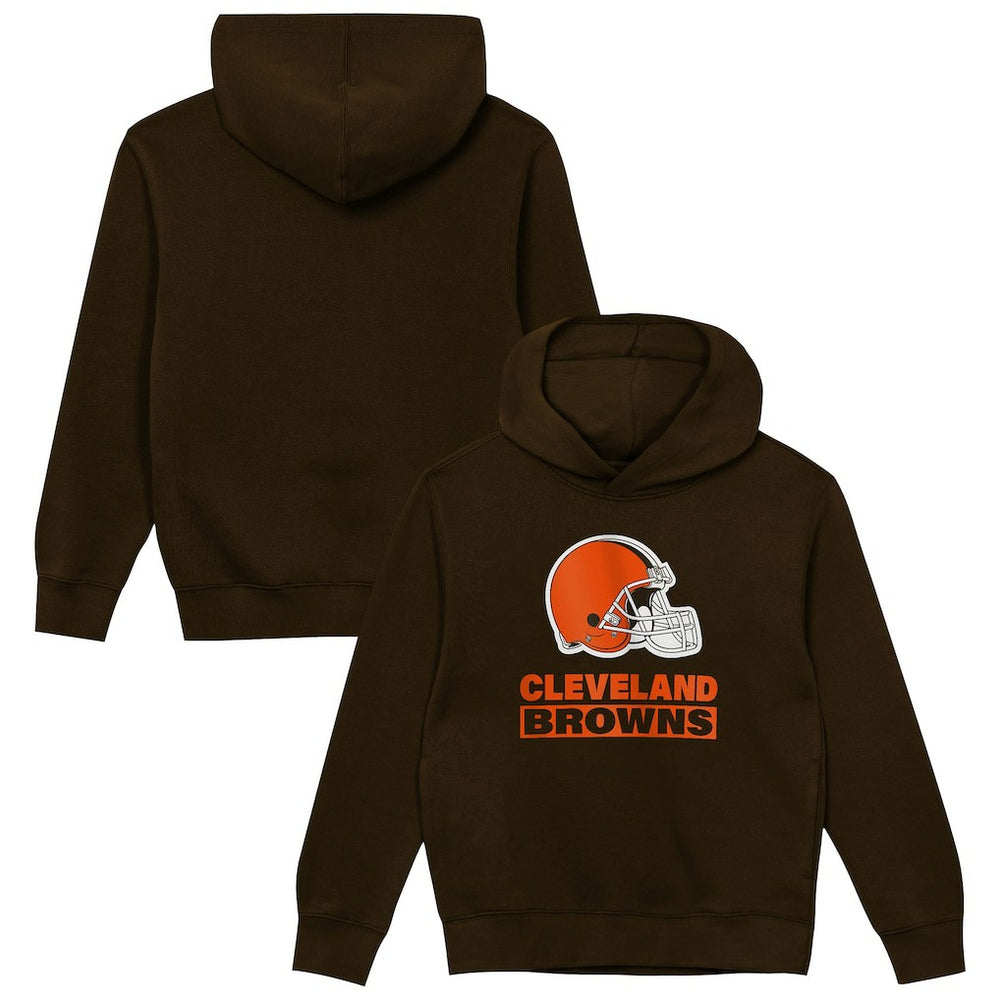 Cleveland Browns Outerstuff Preschool Back to Basics Hoodie Brown | NFL