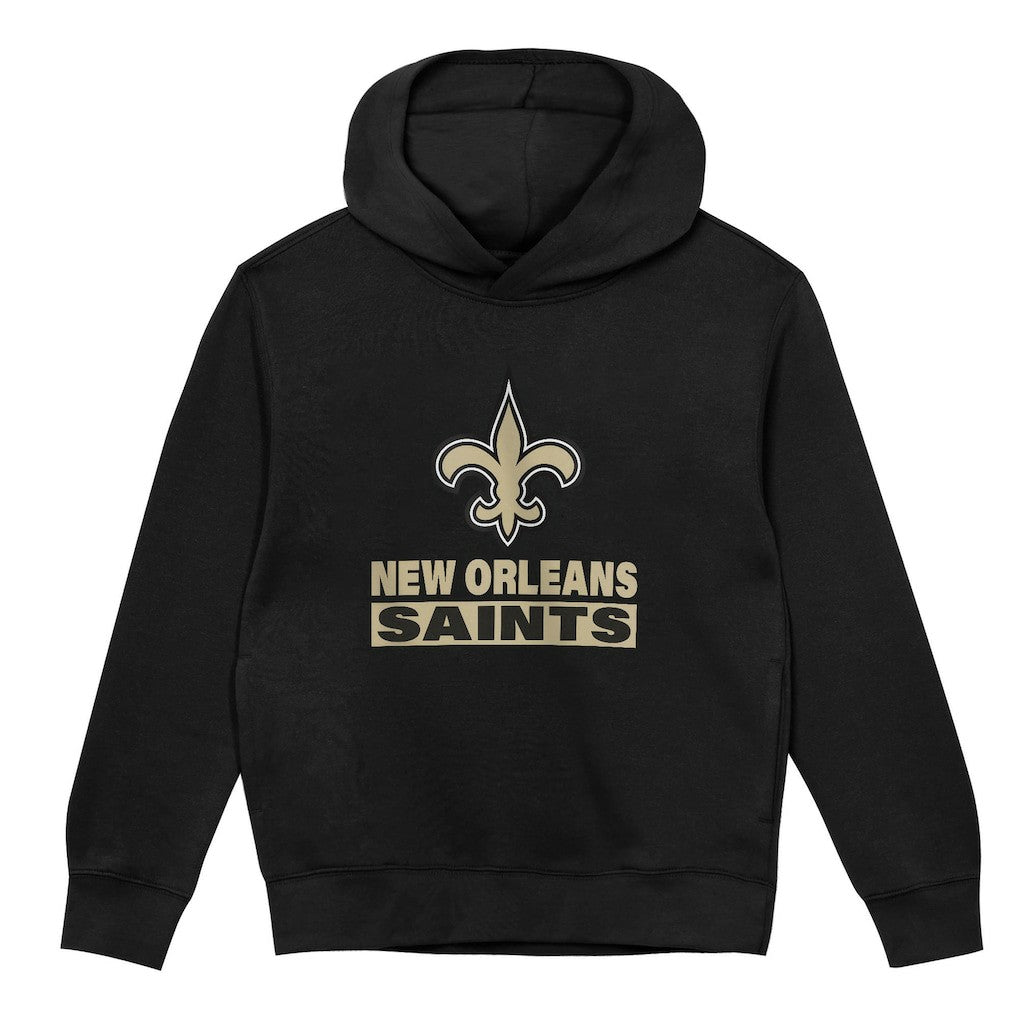 New Orleans Saints Outerstuff Preschool Back to Basics Hoodie Black | NFL