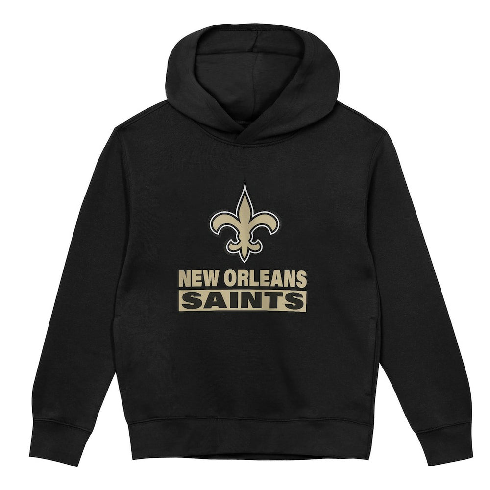 New Orleans Saints Outerstuff Preschool Back to Basics Hoodie Black | NFL