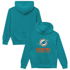 Miami Dolphins Outerstuff Preschool Back to Basics Hoodie Aqua | NFL