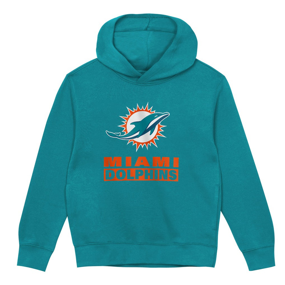 Miami Dolphins Outerstuff Preschool Back to Basics Hoodie Aqua | NFL