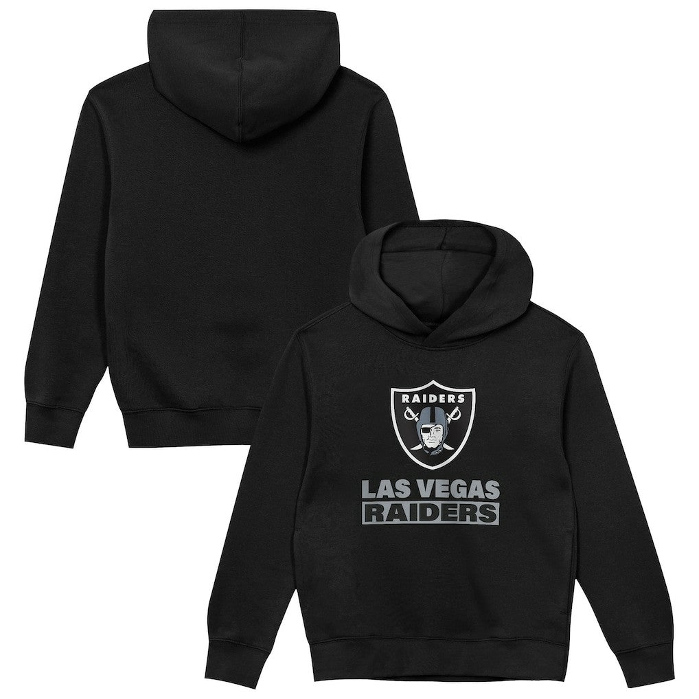 Las Vegas Raiders Outerstuff Preschool Back to Basics Hoodie Black | NFL