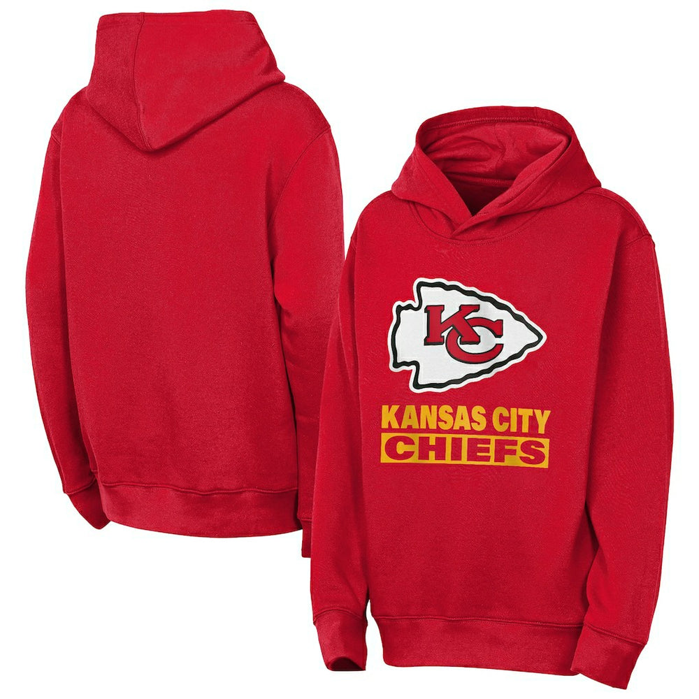 Kansas City Chiefs Outerstuff Youth Back to Basics Hoodie Red | NFL