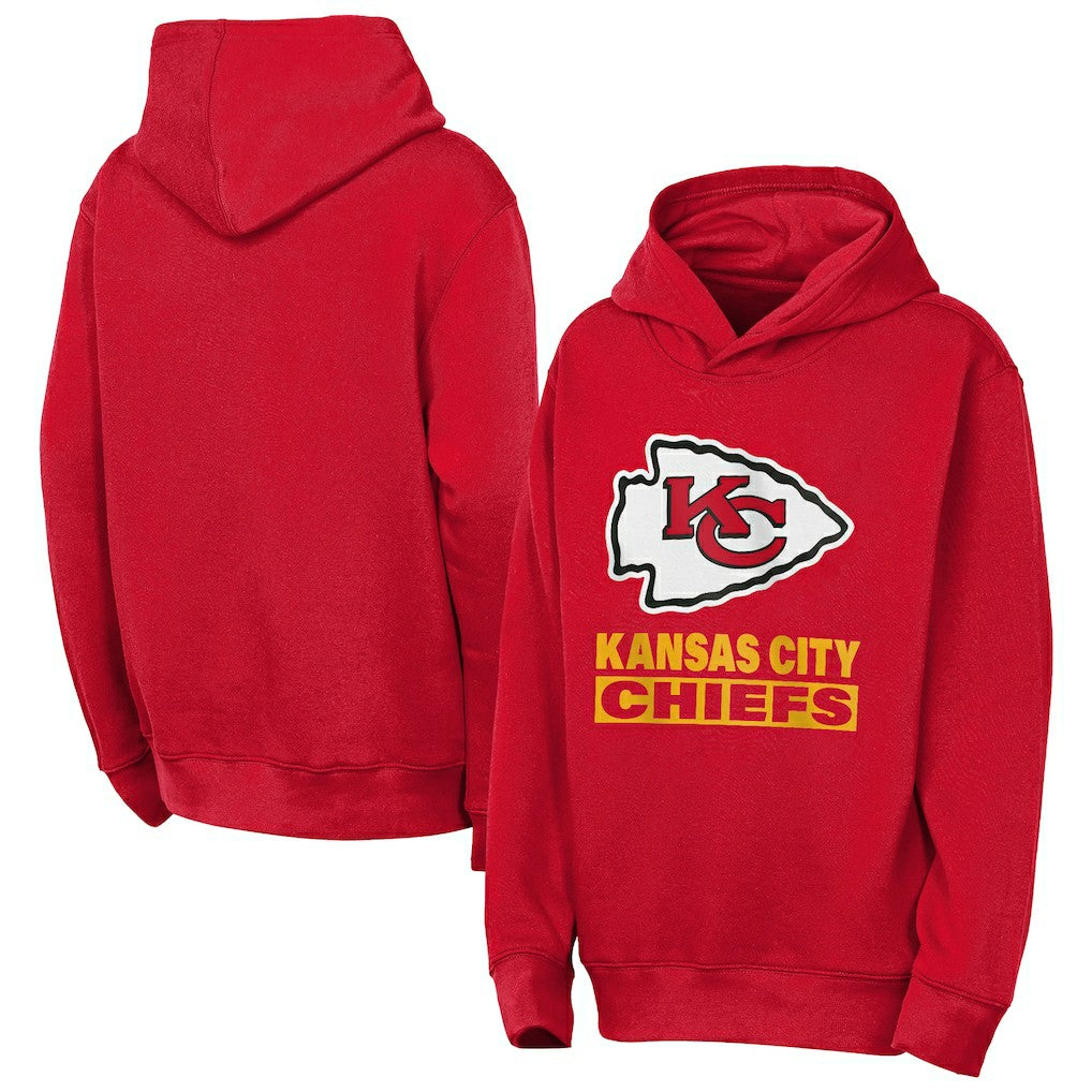 Kansas City Chiefs Outerstuff Youth Back to Basics Hoodie Red | NFL