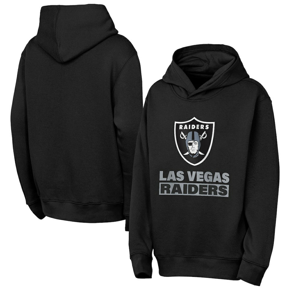 Las Vegas Raiders Outerstuff Youth Back to Basics Hoodie Black | NFL