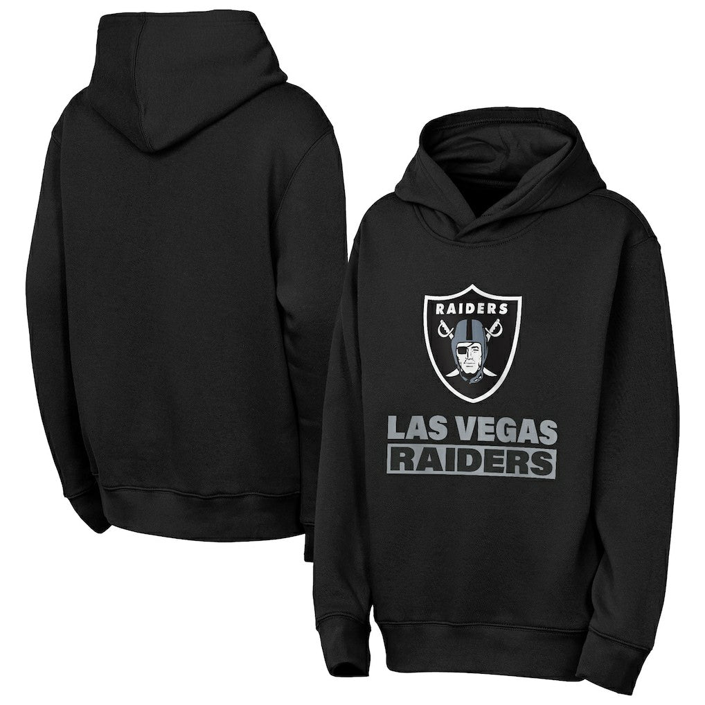 Las Vegas Raiders Outerstuff Youth Back to Basics Hoodie Black | NFL