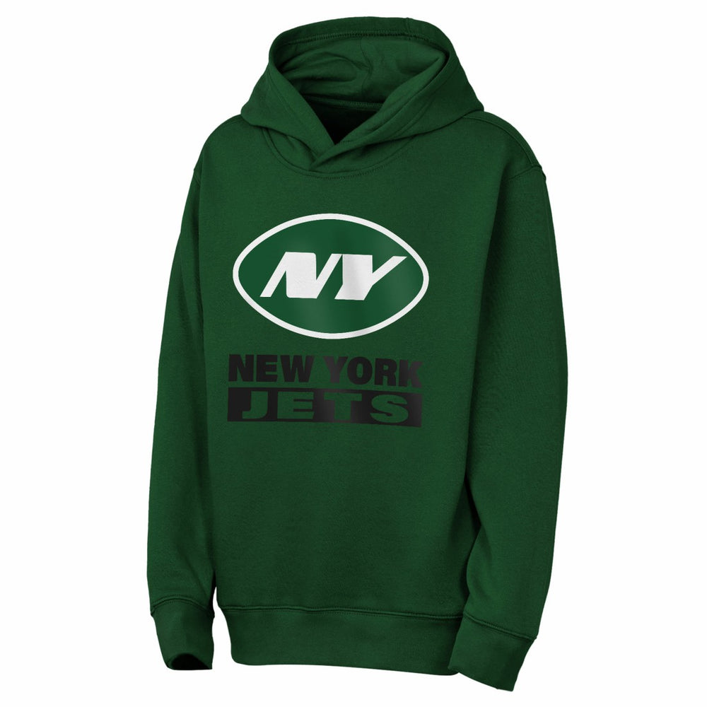 New York Jets Outerstuff Youth Back to Basics Hoodie Green | NFL