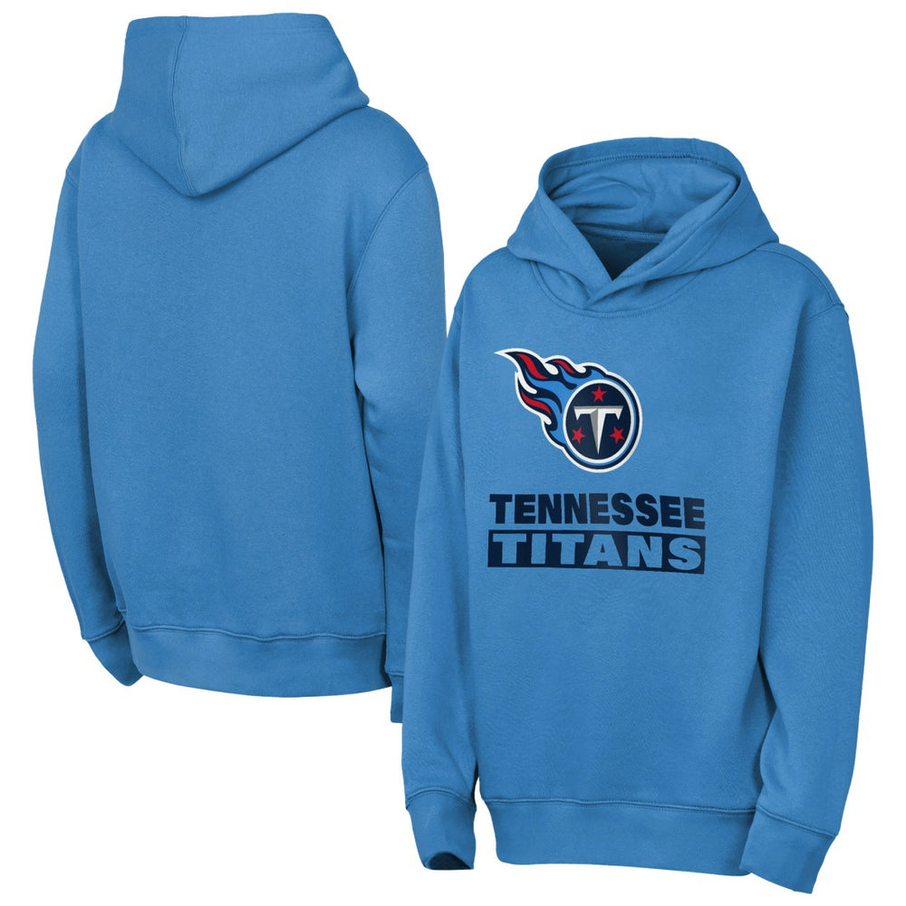 Tennessee Titans Outerstuff Youth Back to Basics Hoodie Light Blue | NFL