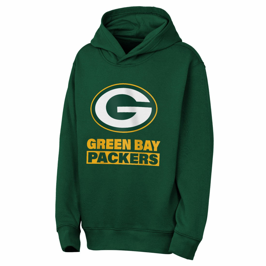 Green Bay Packers Outerstuff Youth Back to Basics Hoodie Green | NFL