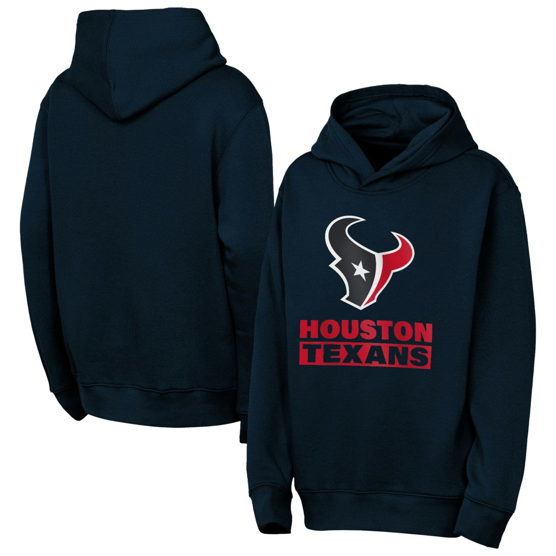 Houston Texans Outerstuff Youth Back to Basics Hoodie Navy | NFL
