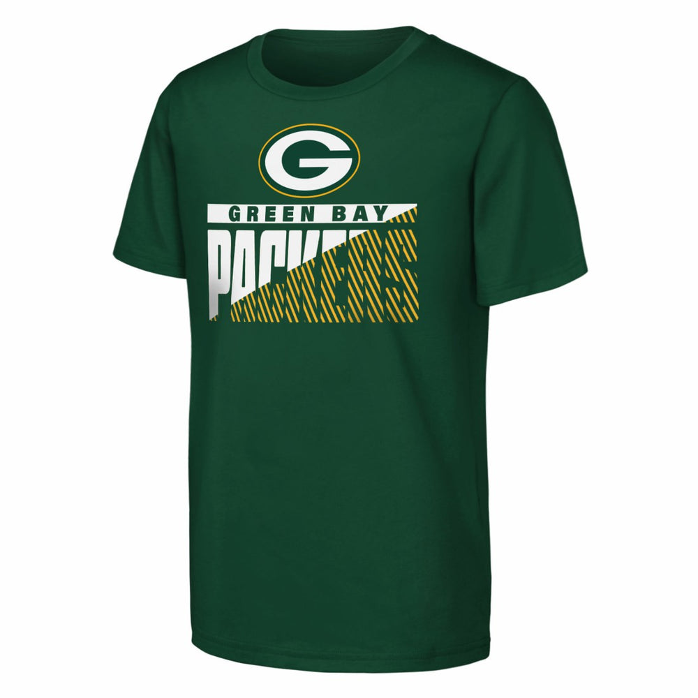 Green Bay Packers Outerstuff Youth Never Quit 2-Pack T-Shirt Set Green | NFL