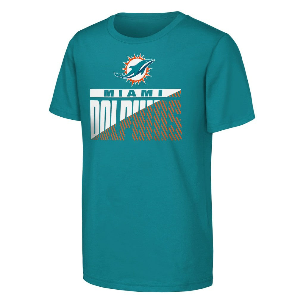 Miami Dolphins Outerstuff Youth Never Quit 2-Pack T-Shirt Set Aqua | NFL