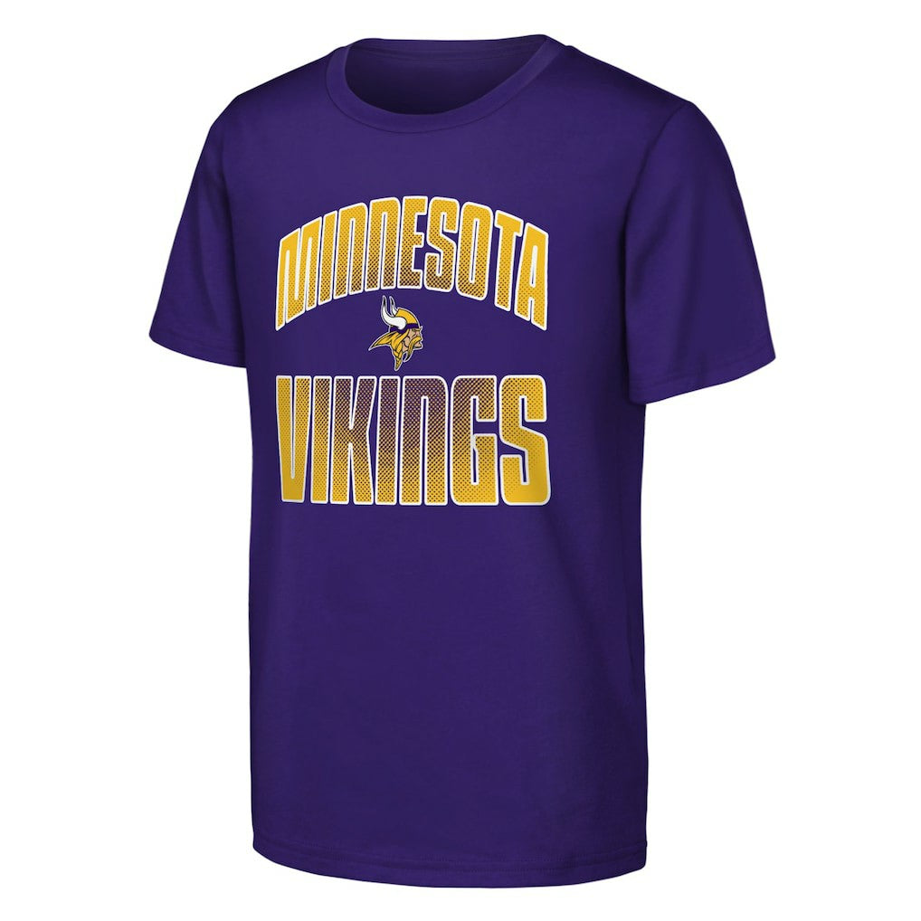 Minnesota Vikings Outerstuff Youth Never Quit 2-Pack T-Shirt Set Purple | NFL