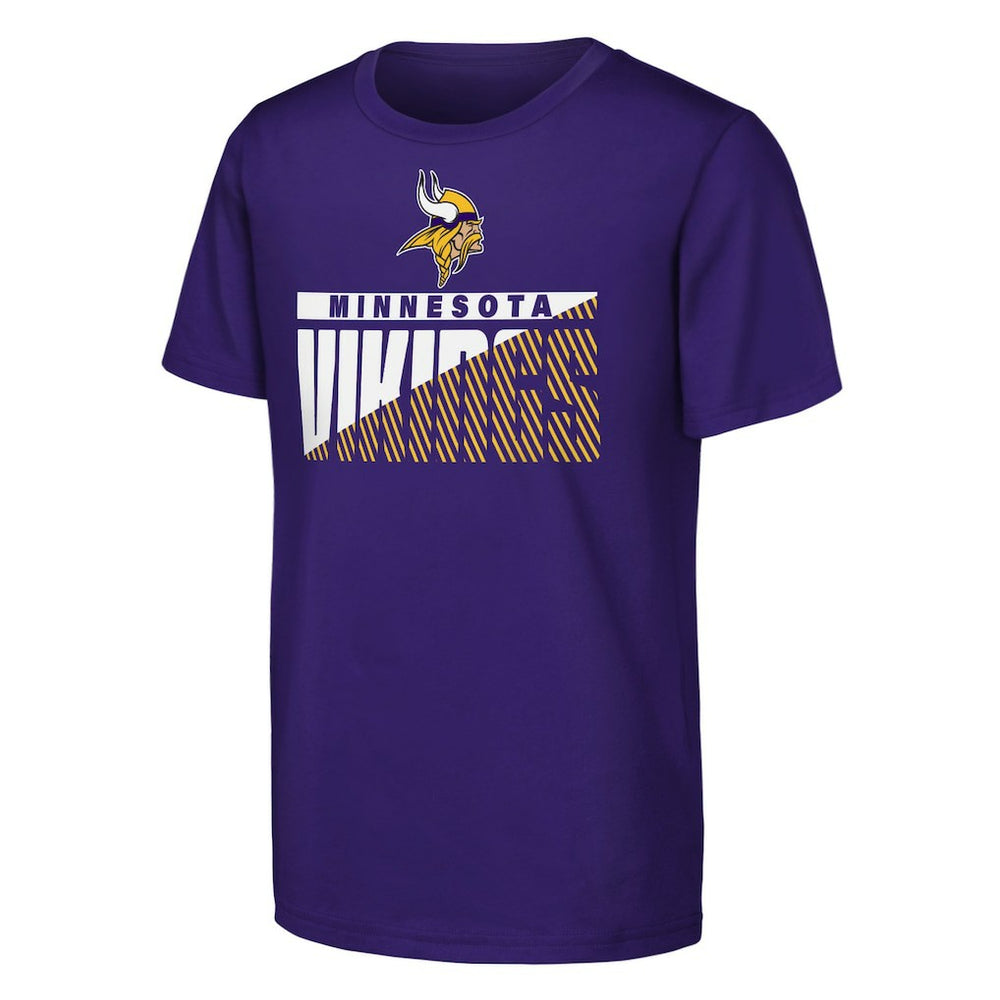 Minnesota Vikings Outerstuff Youth Never Quit 2-Pack T-Shirt Set Purple | NFL