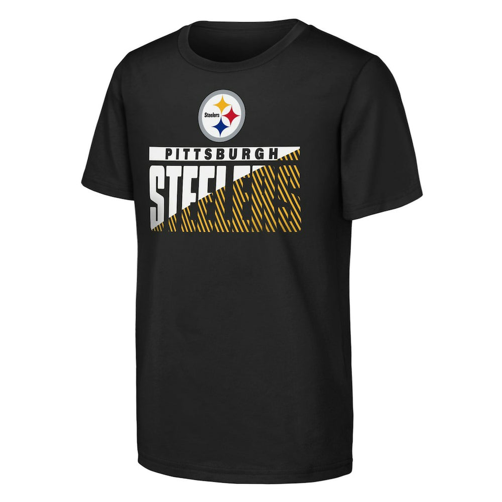 Pittsburgh Steelers Outerstuff Youth Never Quit 2-Pack T-Shirt Set Black | NFL