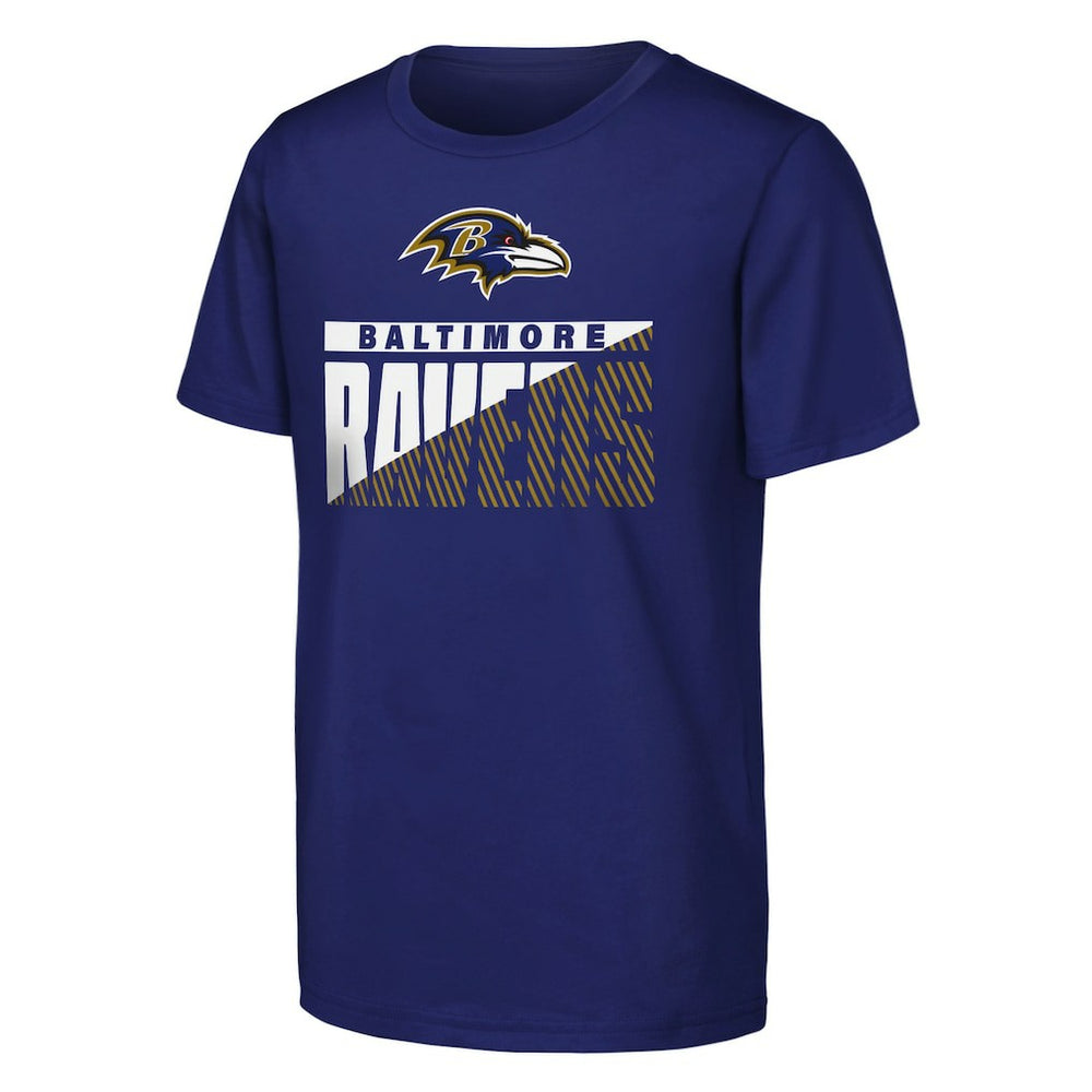 Baltimore Ravens Outerstuff Youth Never Quit 2-Pack T-Shirt Set Purple | NFL