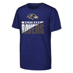 Baltimore Ravens Outerstuff Youth Never Quit 2-Pack T-Shirt Set Purple | NFL