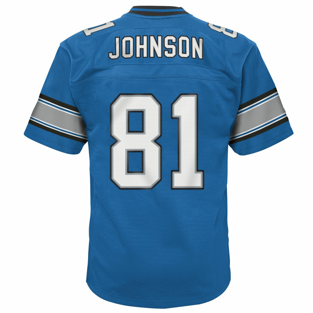 Calvin Johnson Detroit Lions Youth Legacy Replica Jersey Blue | Mitchell & Ness