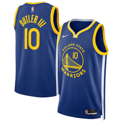 Jimmy Butler III Golden State Warriors Male Swingman Player Jersey Icon Editi- Royal - NBA