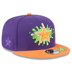 Dallas Cowboys New Era Youth Nickelodeon Slime 9FIFTY Snapback Hat Purple/Orange | NFL