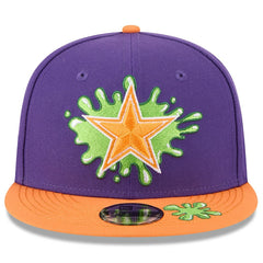 Dallas Cowboys New Era Youth Nickelodeon Slime 9FIFTY Snapback Hat Purple/Orange | NFL