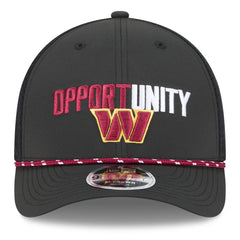 Washington Commanders New Era 2025 Inspire Change 9FORTY M-Crown Adjustable Hat Black | NFL
