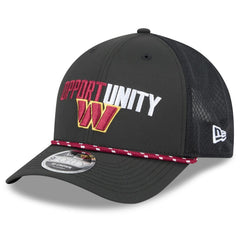 Washington Commanders New Era 2025 Inspire Change 9FORTY M-Crown Adjustable Hat Black | NFL
