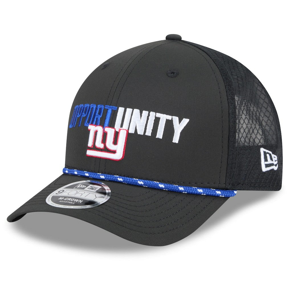 New York Giants New Era 2025 Inspire Change 9FORTY M-Crown Adjustable Hat Black | NFL