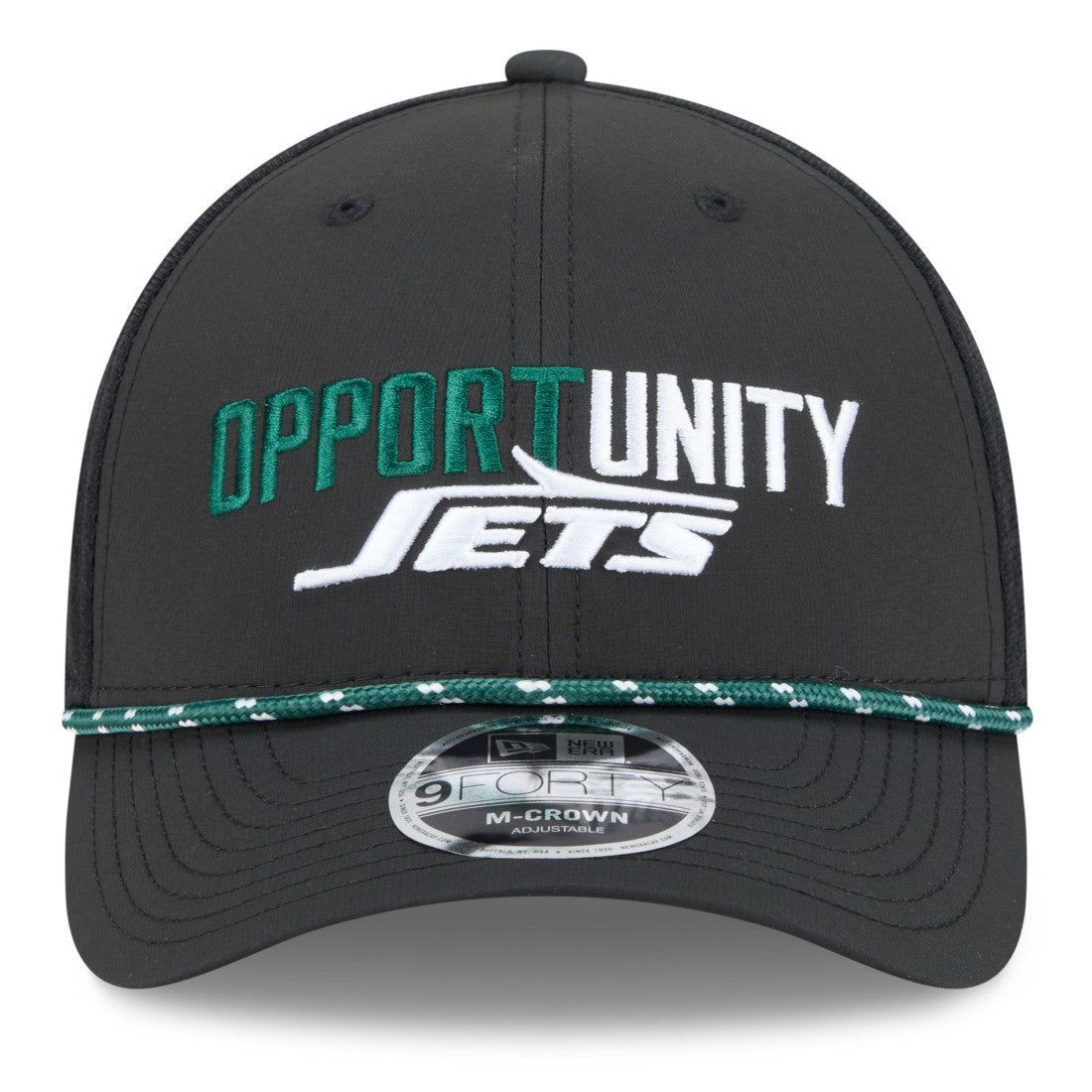 New York Jets New Era 2025 Inspire Change 9FORTY M-Crown Adjustable Hat Black | NFL