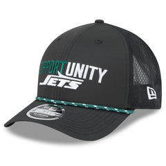 New York Jets New Era 2025 Inspire Change 9FORTY M-Crown Adjustable Hat Black | NFL