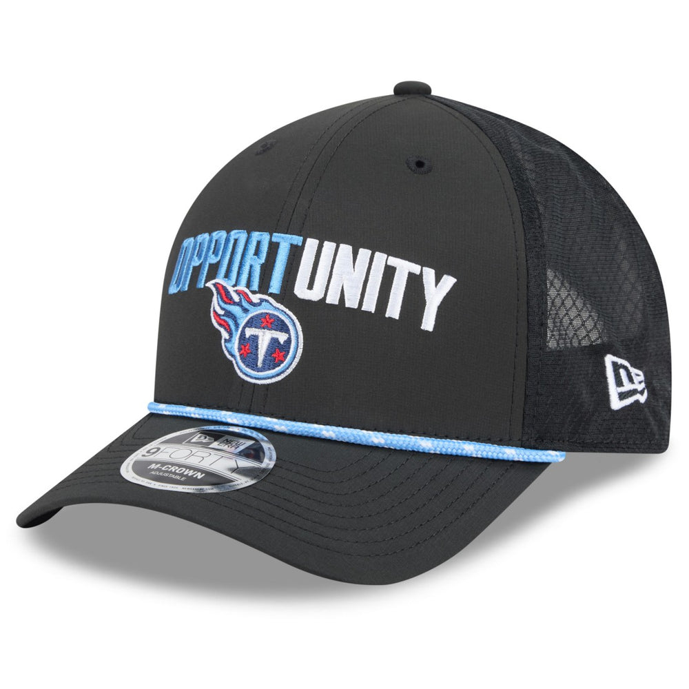 Tennessee Titans New Era 2025 Inspire Change 9FORTY M-Crown Adjustable Hat Black | NFL