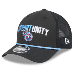 Tennessee Titans New Era 2025 Inspire Change 9FORTY M-Crown Adjustable Hat Black | NFL