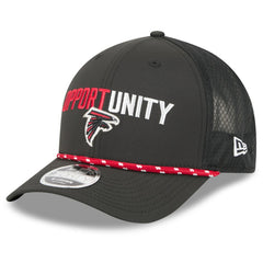 Atlanta Falcons New Era 2025 Inspire Change 9FORTY M-Crown Adjustable Hat Black | NFL