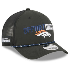 Denver Broncos New Era 2025 Inspire Change 9FORTY M-Crown Adjustable Hat Black | NFL