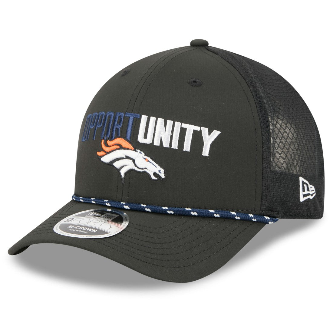 Denver Broncos New Era 2025 Inspire Change 9FORTY M-Crown Adjustable Hat Black | NFL