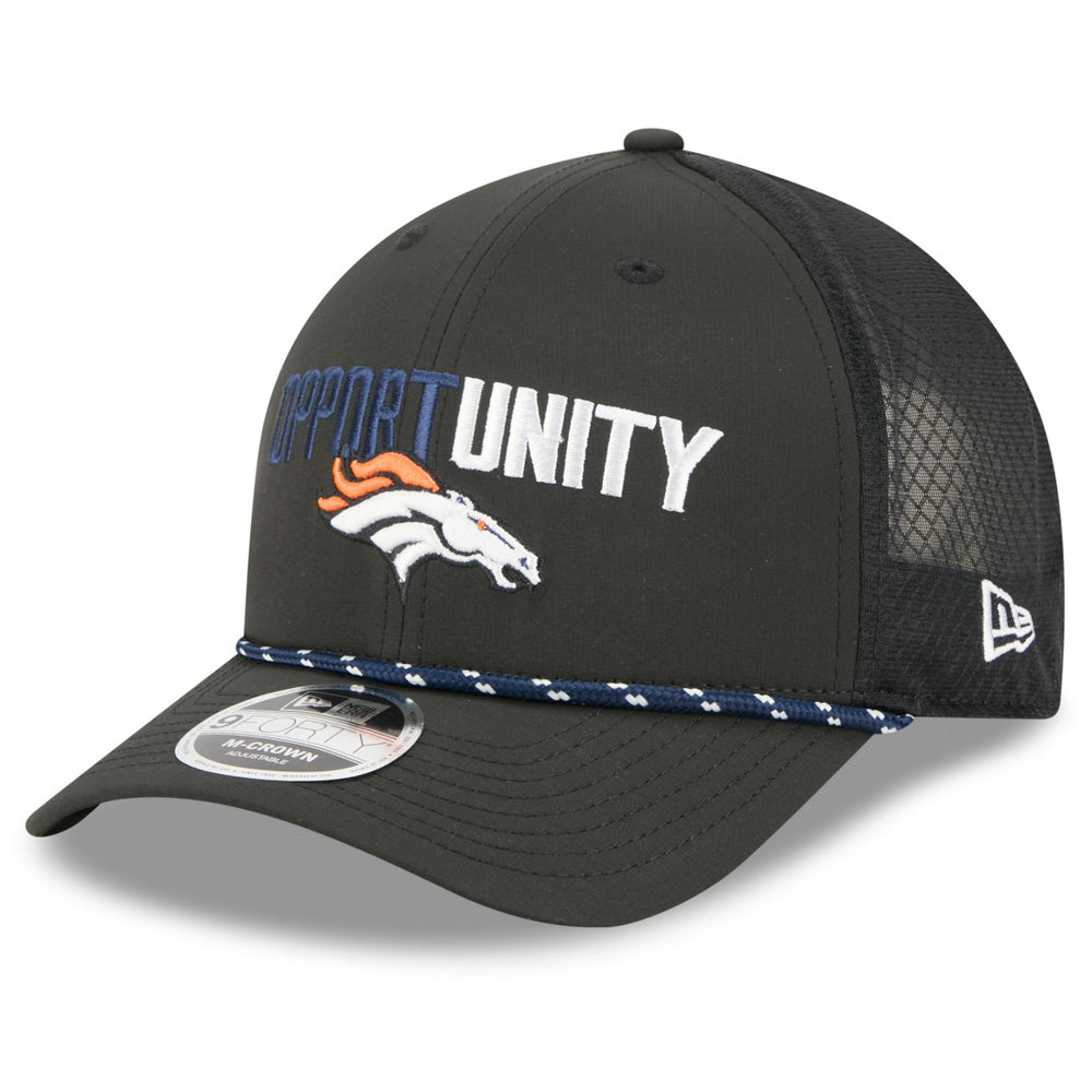 Denver Broncos New Era 2025 Inspire Change 9FORTY M-Crown Adjustable Hat Black | NFL