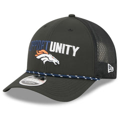 Denver Broncos New Era 2025 Inspire Change 9FORTY M-Crown Adjustable Hat Black | NFL