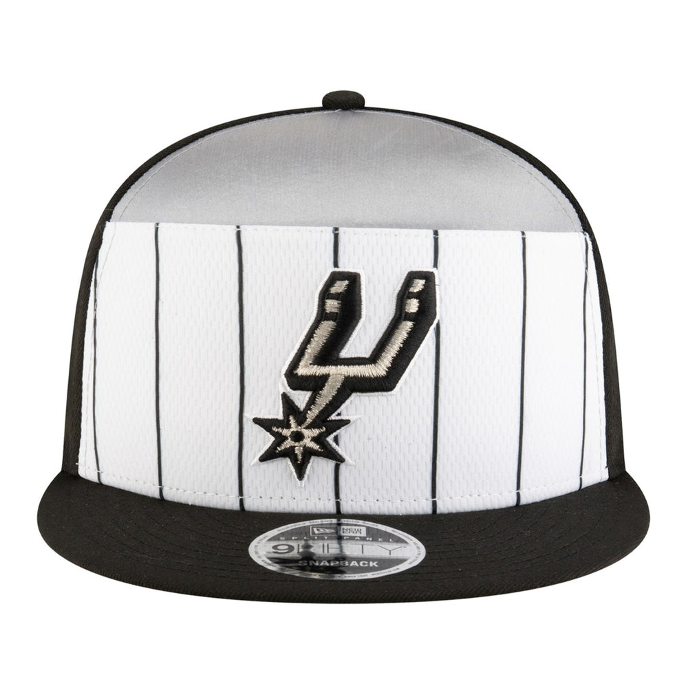 San Antonio Spurs Youth 2025 NBA Tip Off Split Panel 9FIFTY Snapback Hat White/Black - NBA