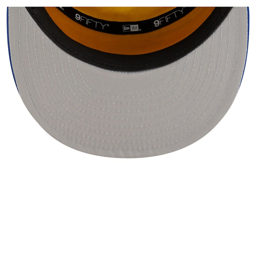 Golden State Warriors Youth 2025 NBA Tip Off Split Panel 9FIFTY Snapback Hat White/Royal - NBA