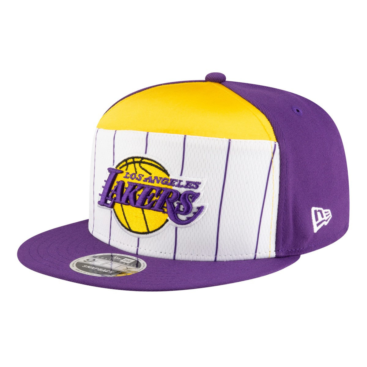 Los Angeles Lakers Youth 2025 NBA Tip Off Split Panel 9FIFTY Snapback Hat White/Purple - NBA