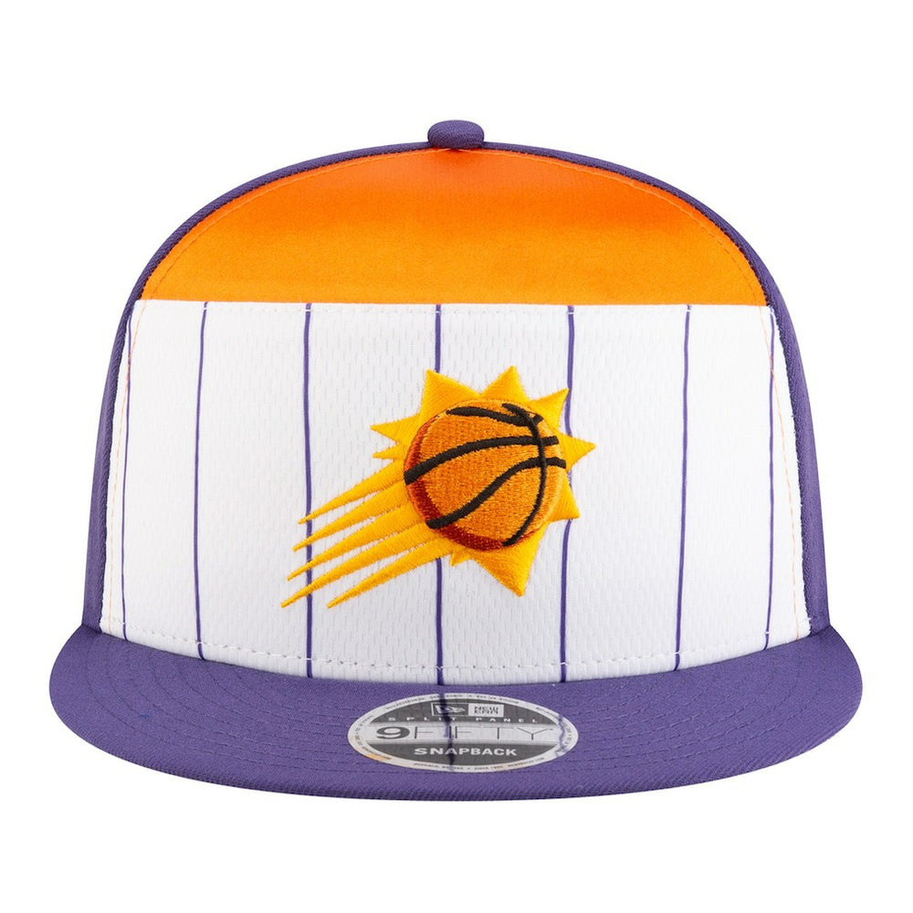 Phoenix Suns Youth 2025 NBA Tip Off Split Panel 9FIFTY Snapback Hat White/Purple - NBA