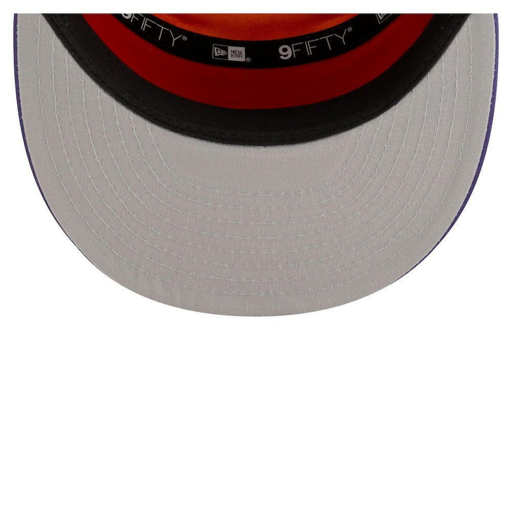 Phoenix Suns Youth 2025 NBA Tip Off Split Panel 9FIFTY Snapback Hat White/Purple - NBA