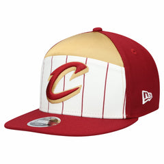 Cleveland Cavaliers Youth 2025 NBA Tip Off Split Panel 9FIFTY Snapback Hat White/Wine - NBA
