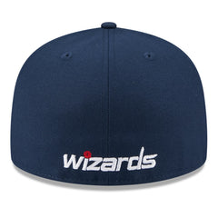 Washington Wizards 2025 NBA Tip Off Split Panel 59FIFTY Fitted Hat White/Navy - NBA