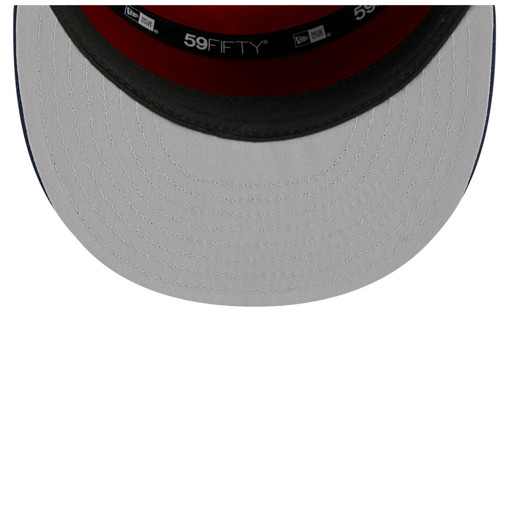 Washington Wizards 2025 NBA Tip Off Split Panel 59FIFTY Fitted Hat White/Navy - NBA